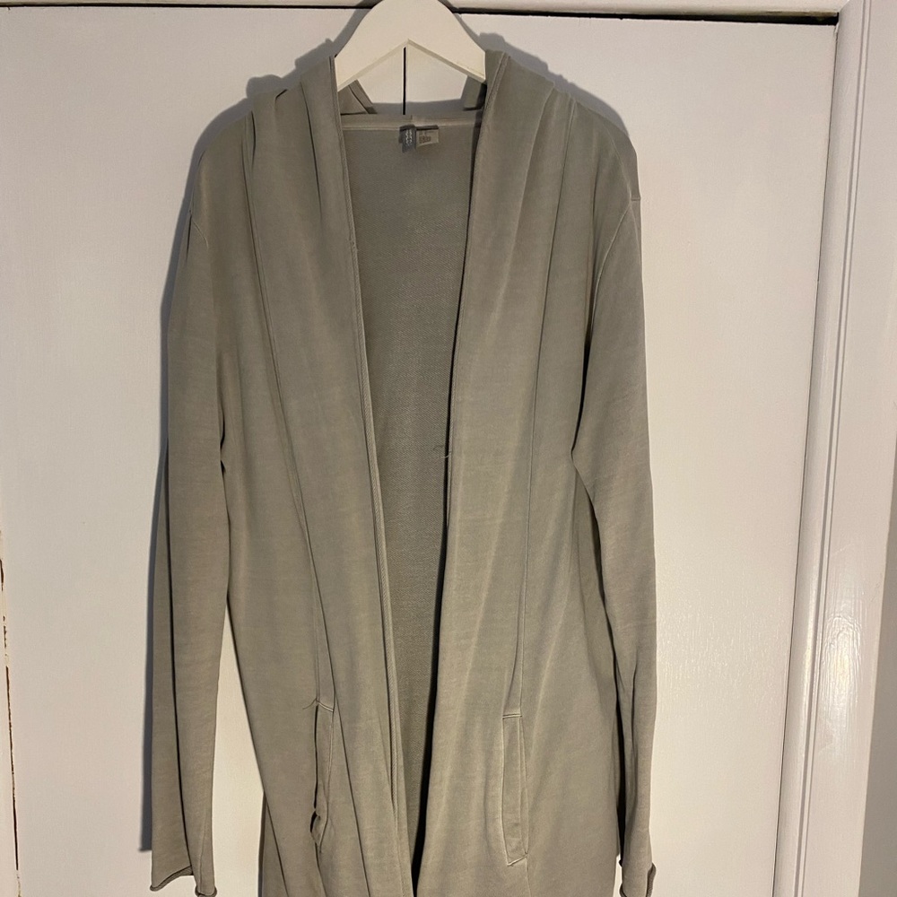 Long oversized non zipper hoodie